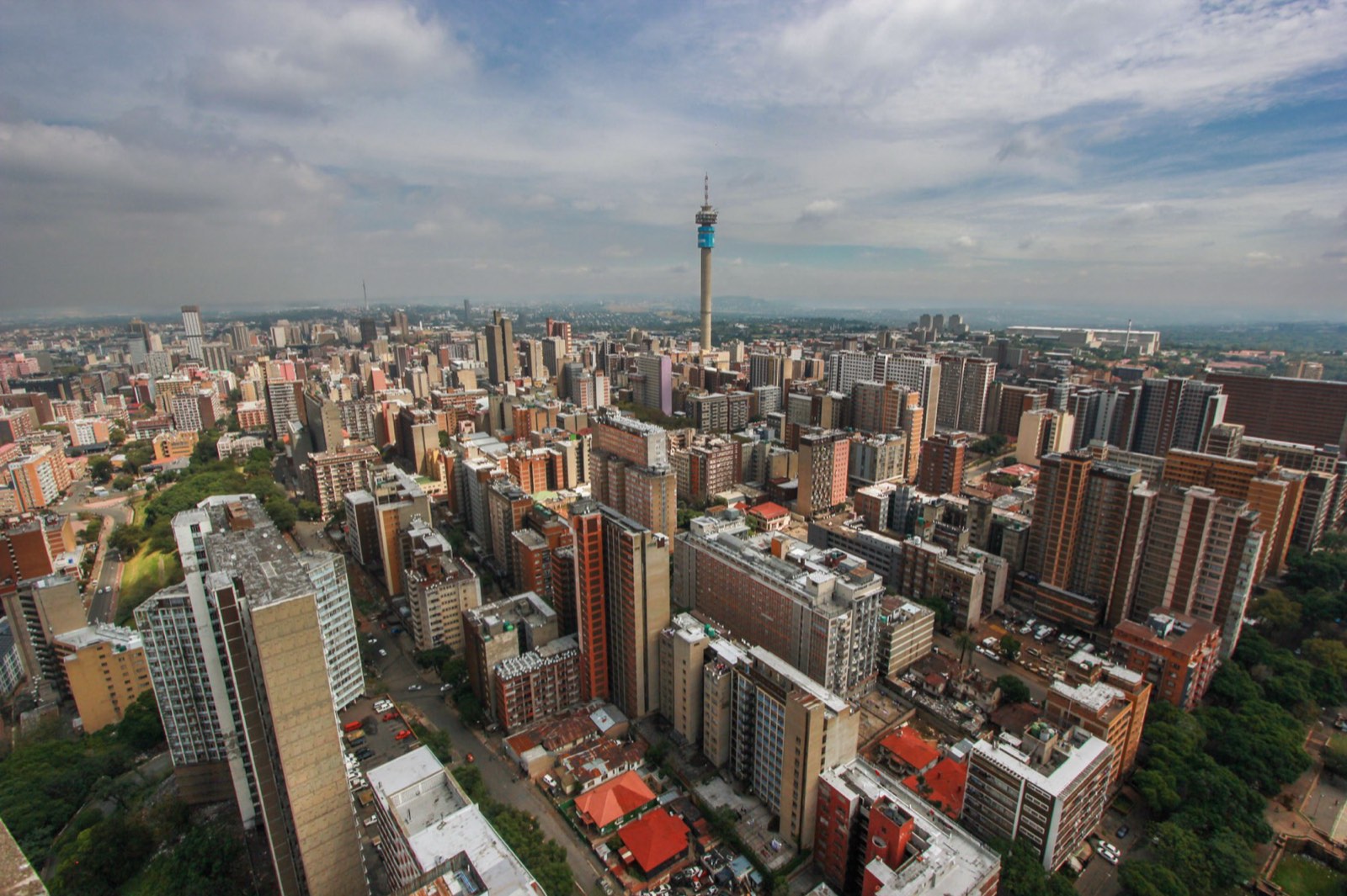Johannesburg skyline with the Hillbrow Tower, shot by Snaps On Seventh