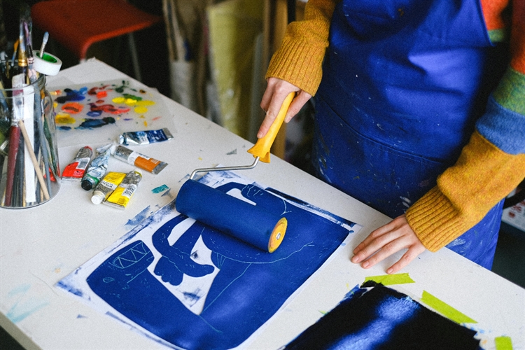 Printmaking and Wine Workshop
